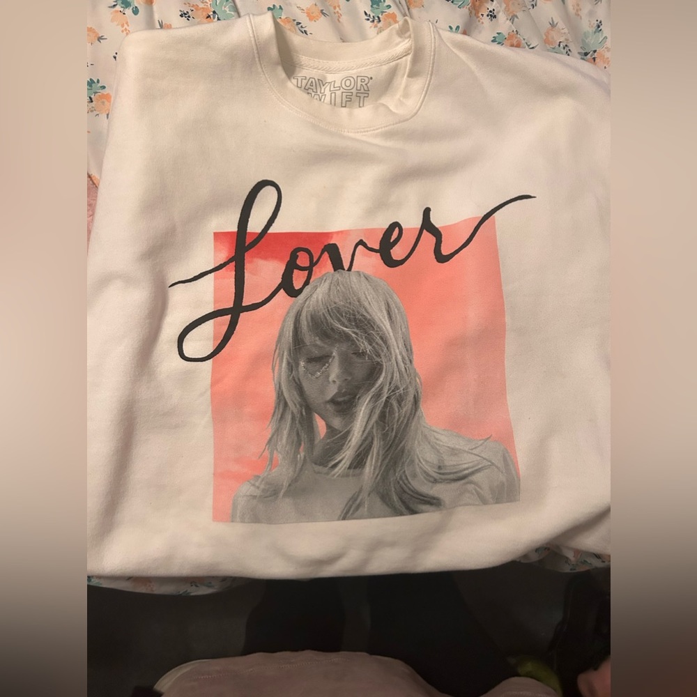 Taylor Swift “Lover” sweatshirt. Worn one time only. Size XL